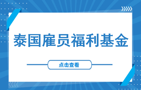 最后85天！泰国雇员福利基金（EWF）强制征收在即——附合规操作指引
